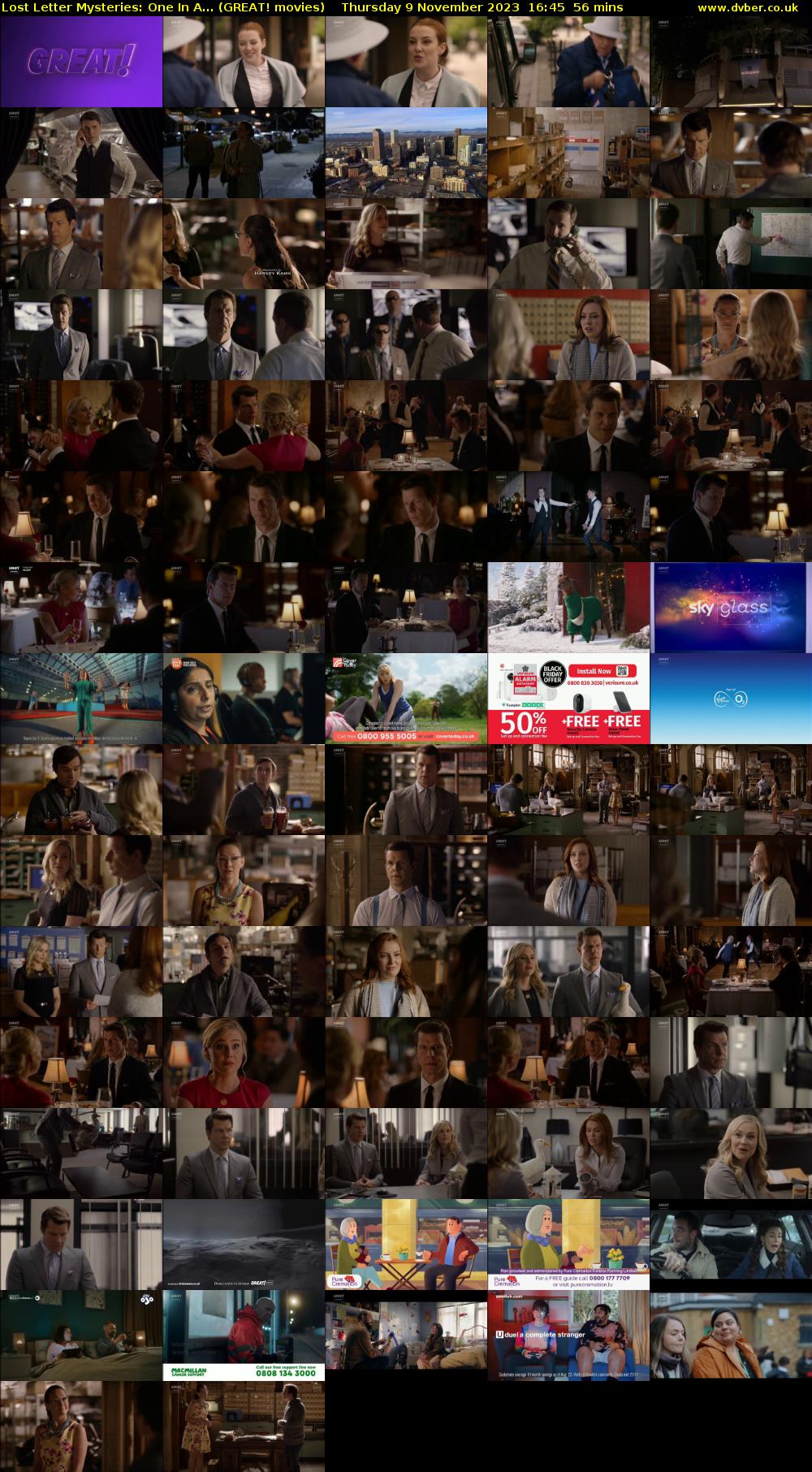 Lost Letter Mysteries: One In A... (GREAT! movies) Thursday 9 November 2023 16:45 - 17:41