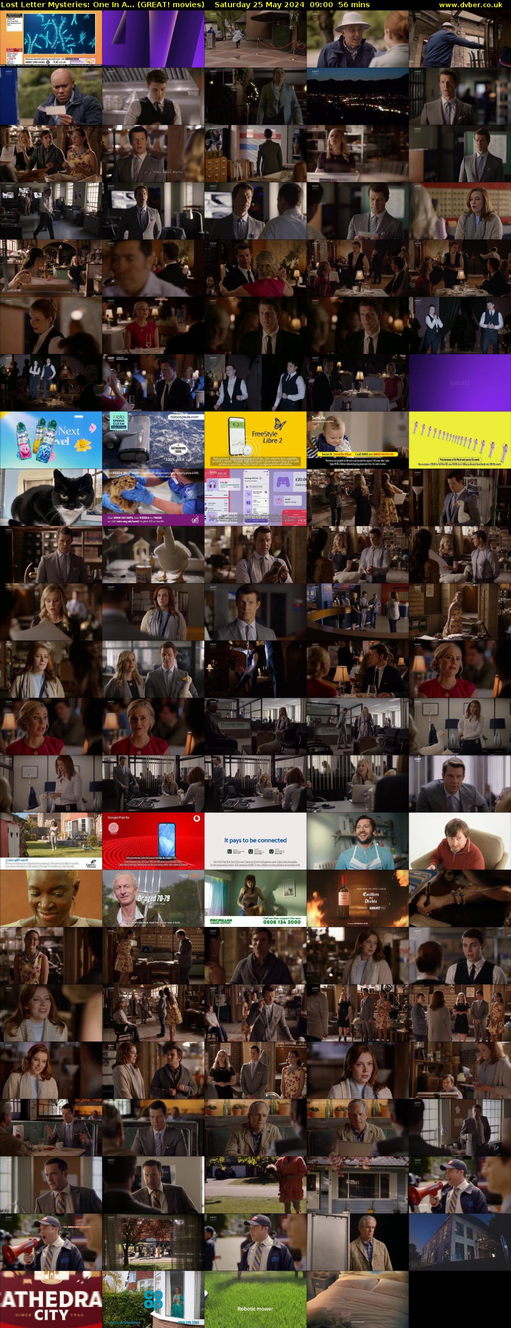 Lost Letter Mysteries: One In A... (GREAT! movies) Saturday 25 May 2024 09:00 - 09:56