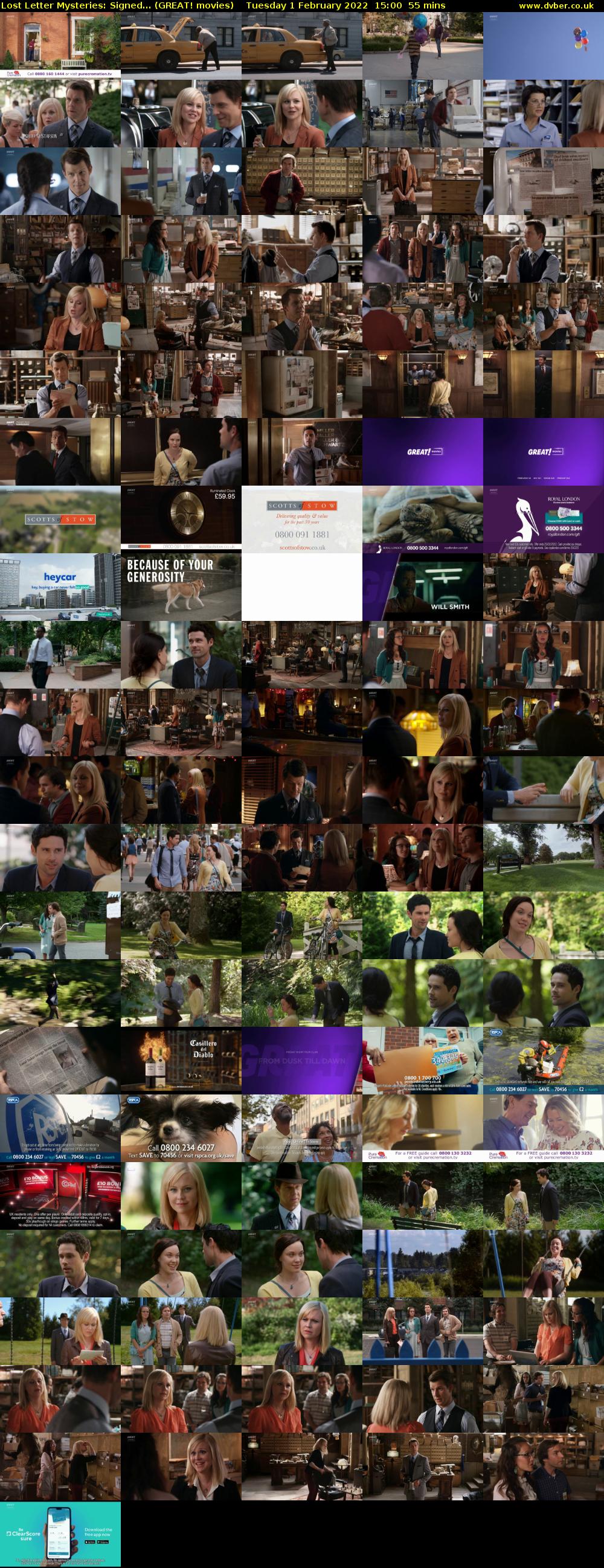Lost Letter Mysteries: Signed... (GREAT! movies) Tuesday 1 February 2022 15:00 - 15:55