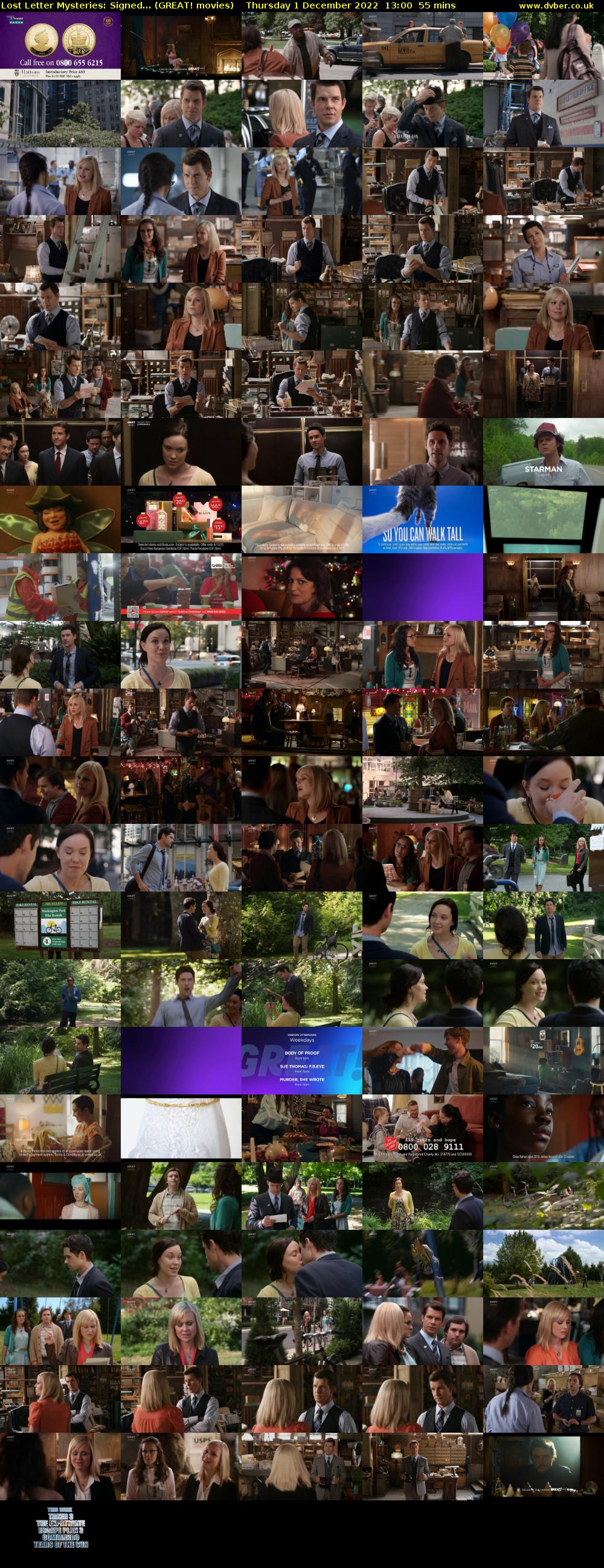 Lost Letter Mysteries: Signed... (GREAT! movies) Thursday 1 December 2022 13:00 - 13:55