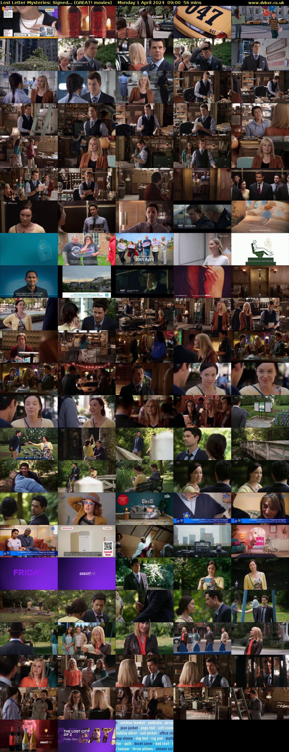 Lost Letter Mysteries: Signed... (GREAT! movies) Monday 1 April 2024 09:00 - 09:56