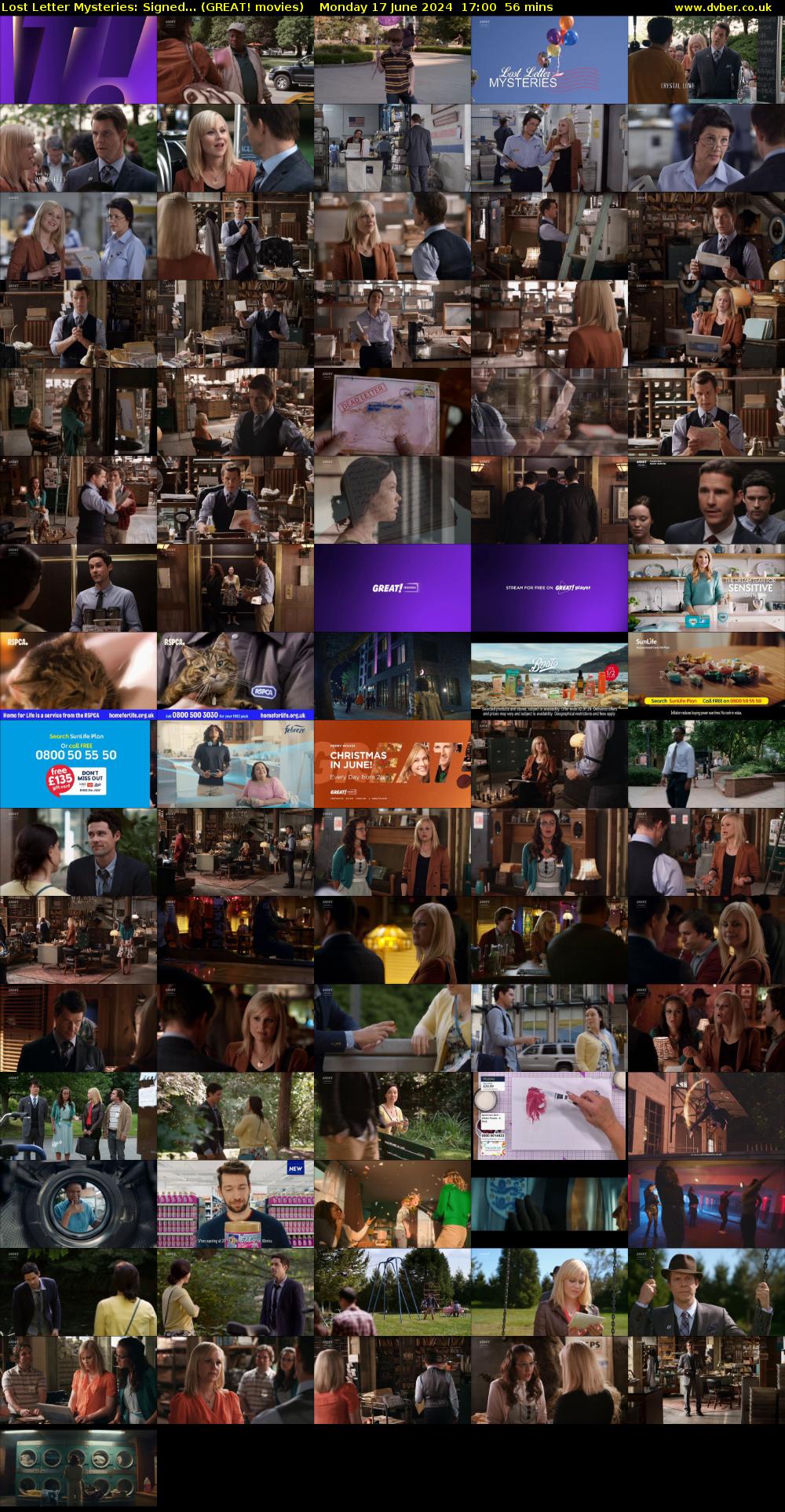 Lost Letter Mysteries: Signed... (GREAT! movies) Monday 17 June 2024 17:00 - 17:56