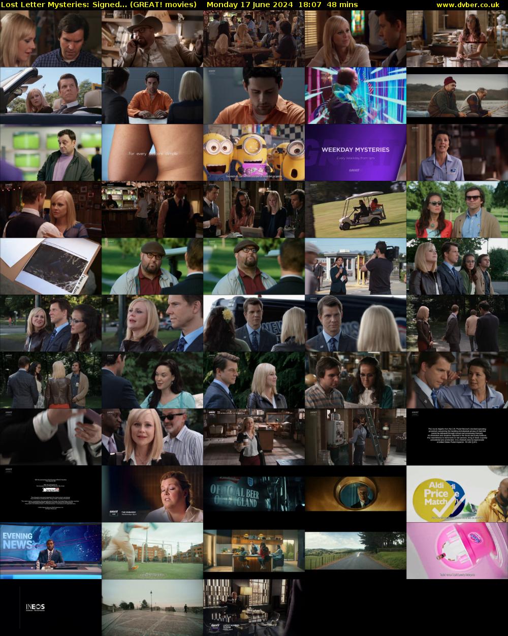Lost Letter Mysteries: Signed... (GREAT! movies) Monday 17 June 2024 18:07 - 18:55