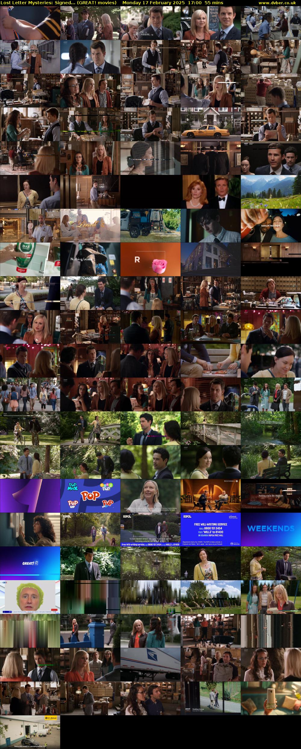 Lost Letter Mysteries: Signed... (GREAT! movies) Monday 17 February 2025 17:00 - 17:55