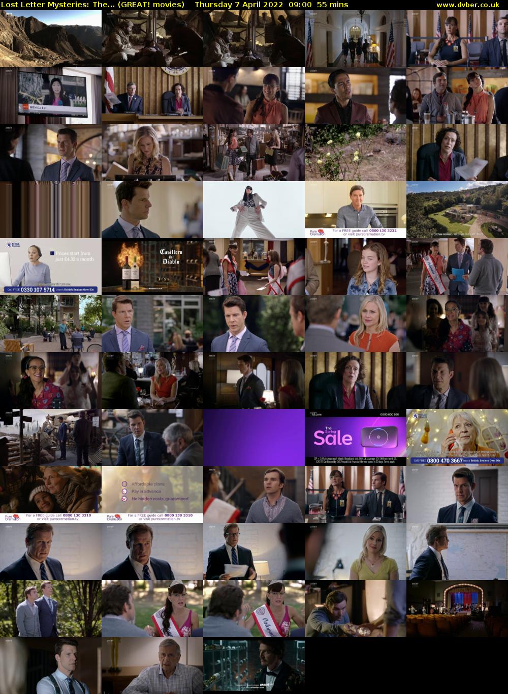 Lost Letter Mysteries: The... (GREAT! movies) Thursday 7 April 2022 09:00 - 09:55