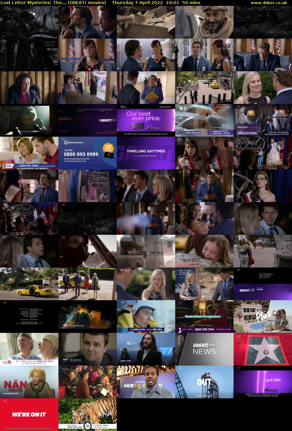 Lost Letter Mysteries: The... (GREAT! movies) Thursday 7 April 2022 10:01 - 11:00