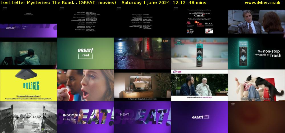 Lost Letter Mysteries: The Road... (GREAT! movies) Saturday 1 June 2024 12:12 - 13:00