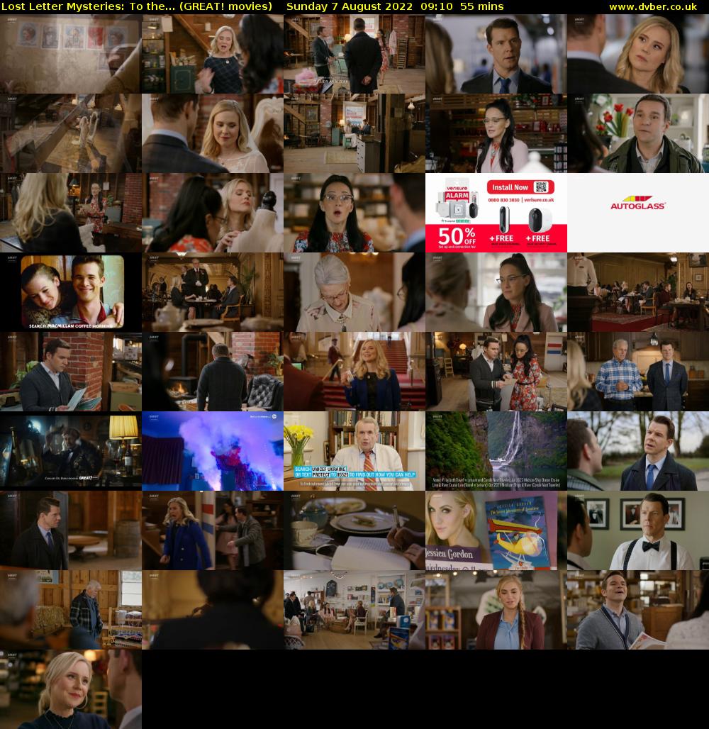 Lost Letter Mysteries: To the... (GREAT! movies) Sunday 7 August 2022 09:10 - 10:05