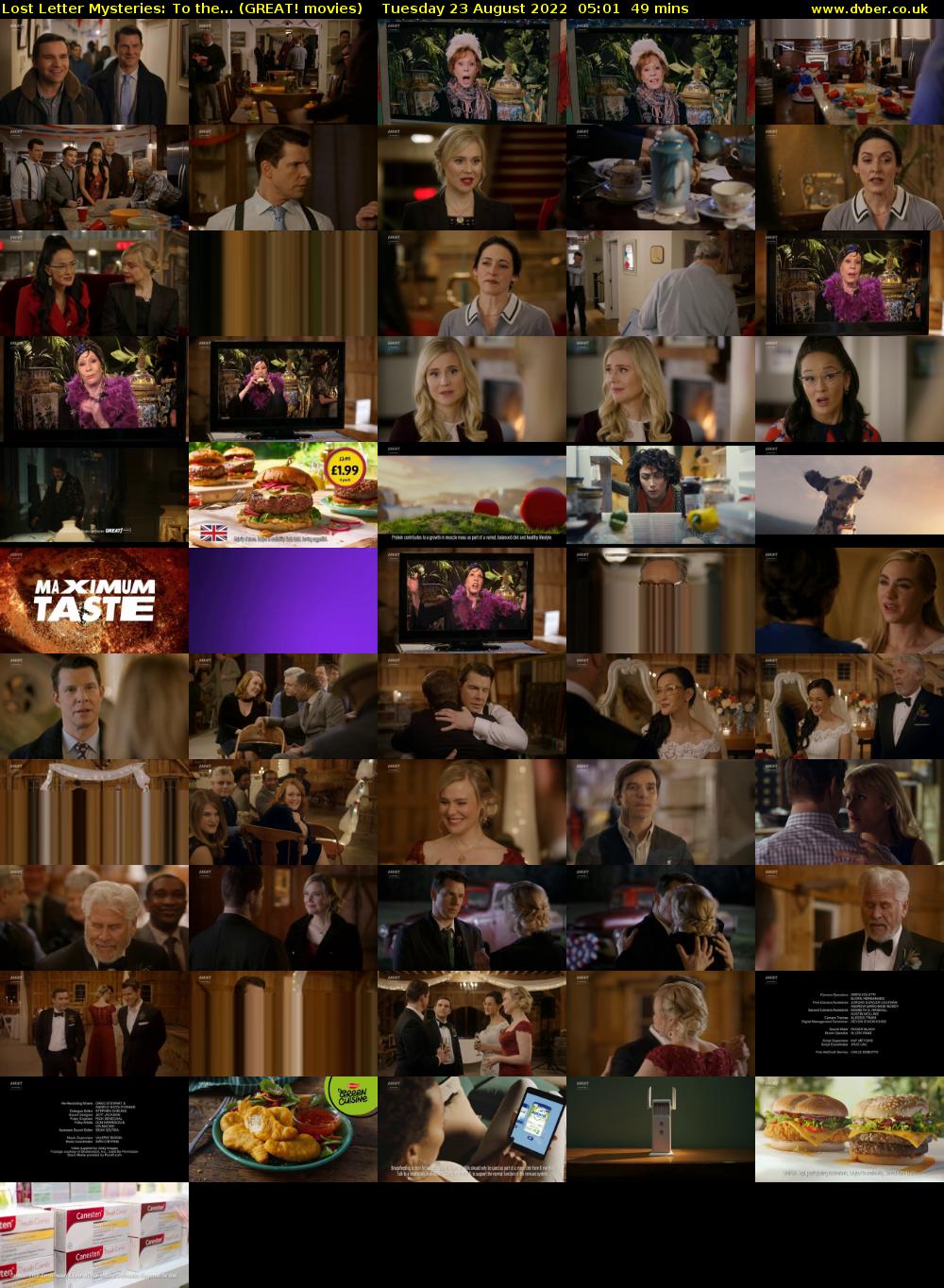 Lost Letter Mysteries: To the... (GREAT! movies) Tuesday 23 August 2022 05:01 - 05:50