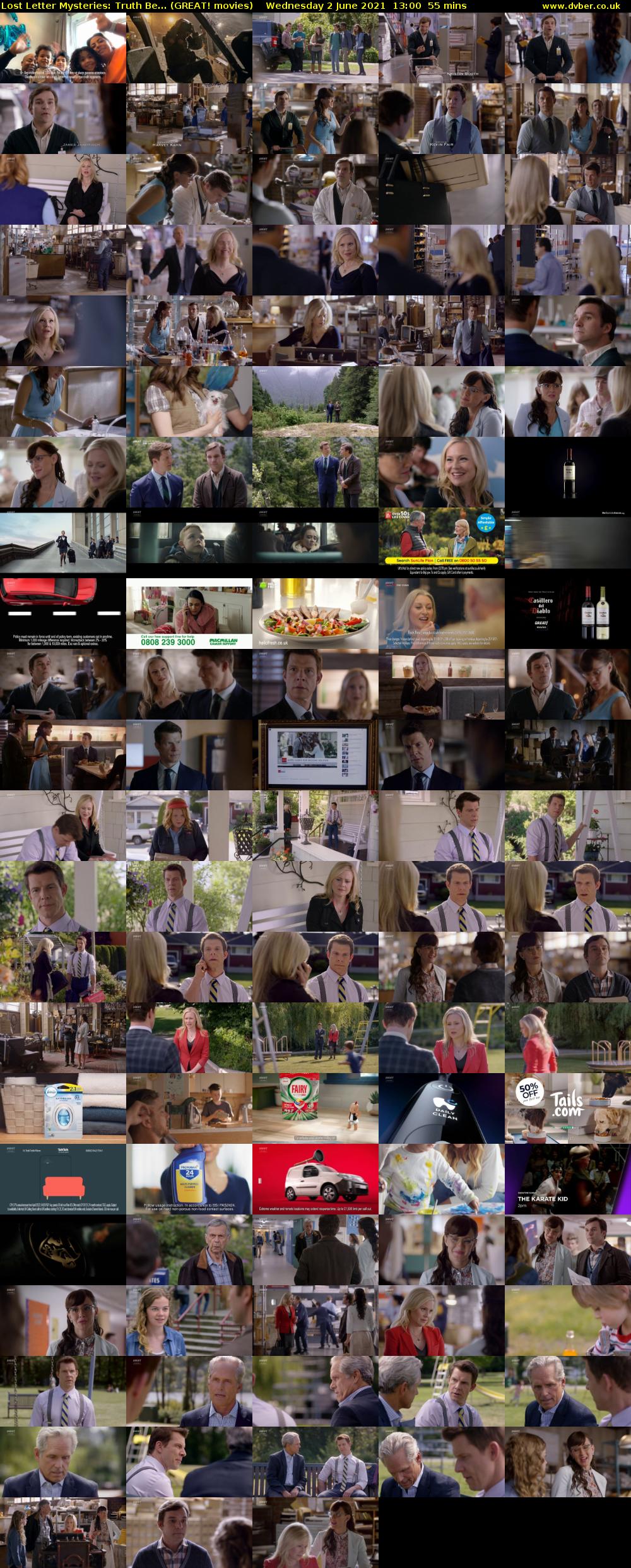 Lost Letter Mysteries: Truth Be... (GREAT! movies) Wednesday 2 June 2021 13:00 - 13:55