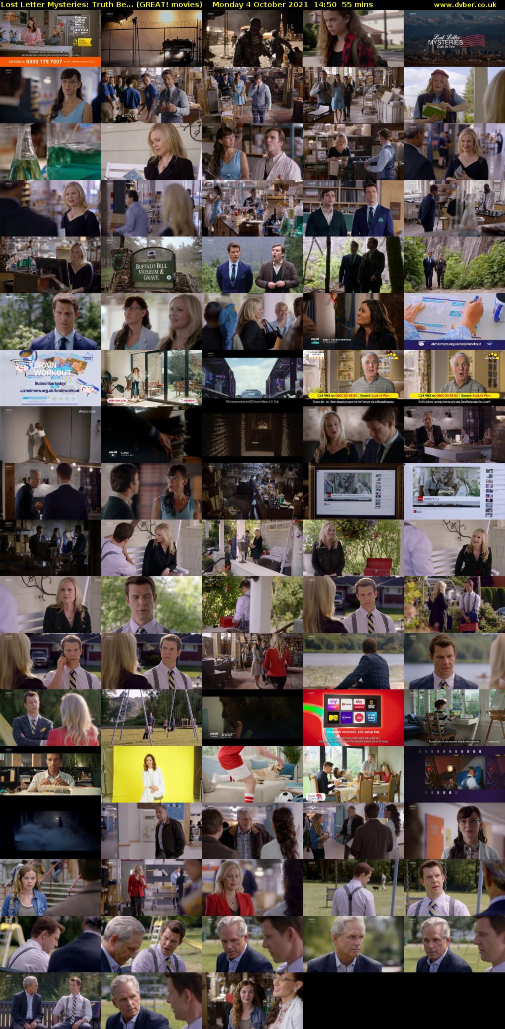 Lost Letter Mysteries: Truth Be... (GREAT! movies) Monday 4 October 2021 14:50 - 15:45