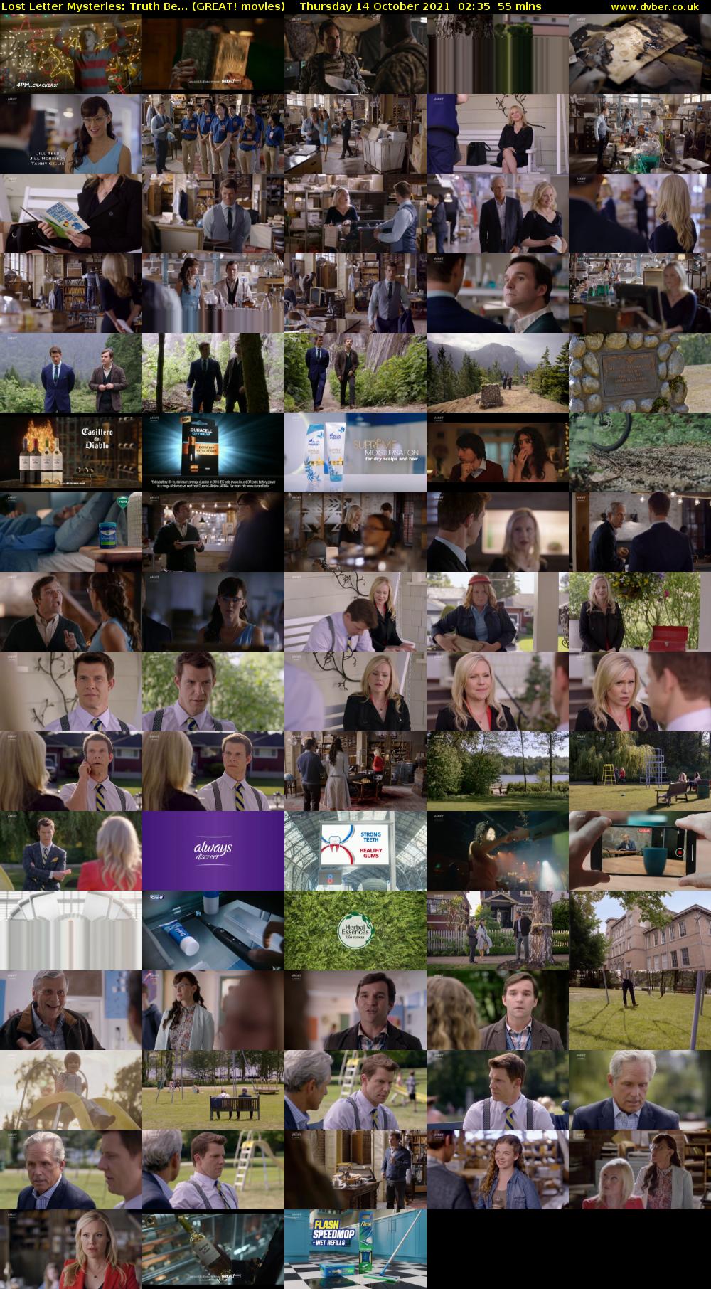 Lost Letter Mysteries: Truth Be... (GREAT! movies) Thursday 14 October 2021 02:35 - 03:30