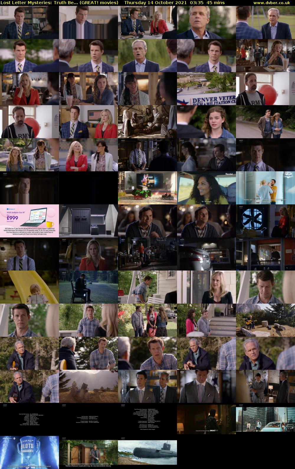 Lost Letter Mysteries: Truth Be... (GREAT! movies) Thursday 14 October 2021 03:35 - 04:20