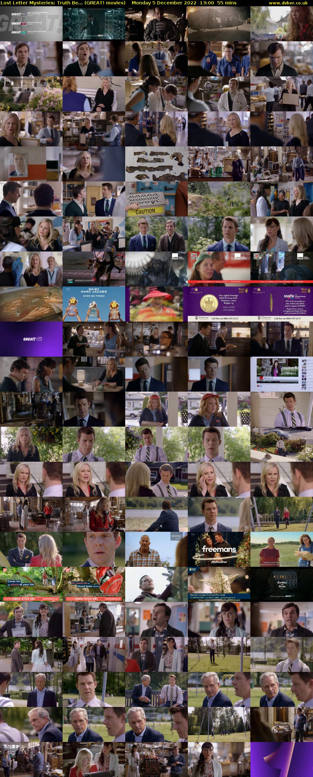 Lost Letter Mysteries: Truth Be... (GREAT! movies) Monday 5 December 2022 13:00 - 13:55