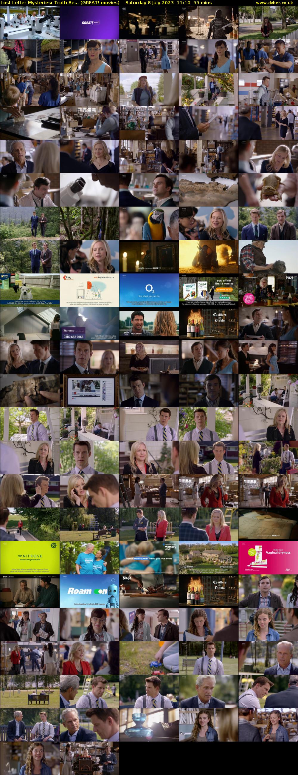 Lost Letter Mysteries: Truth Be... (GREAT! movies) Saturday 8 July 2023 11:10 - 12:05
