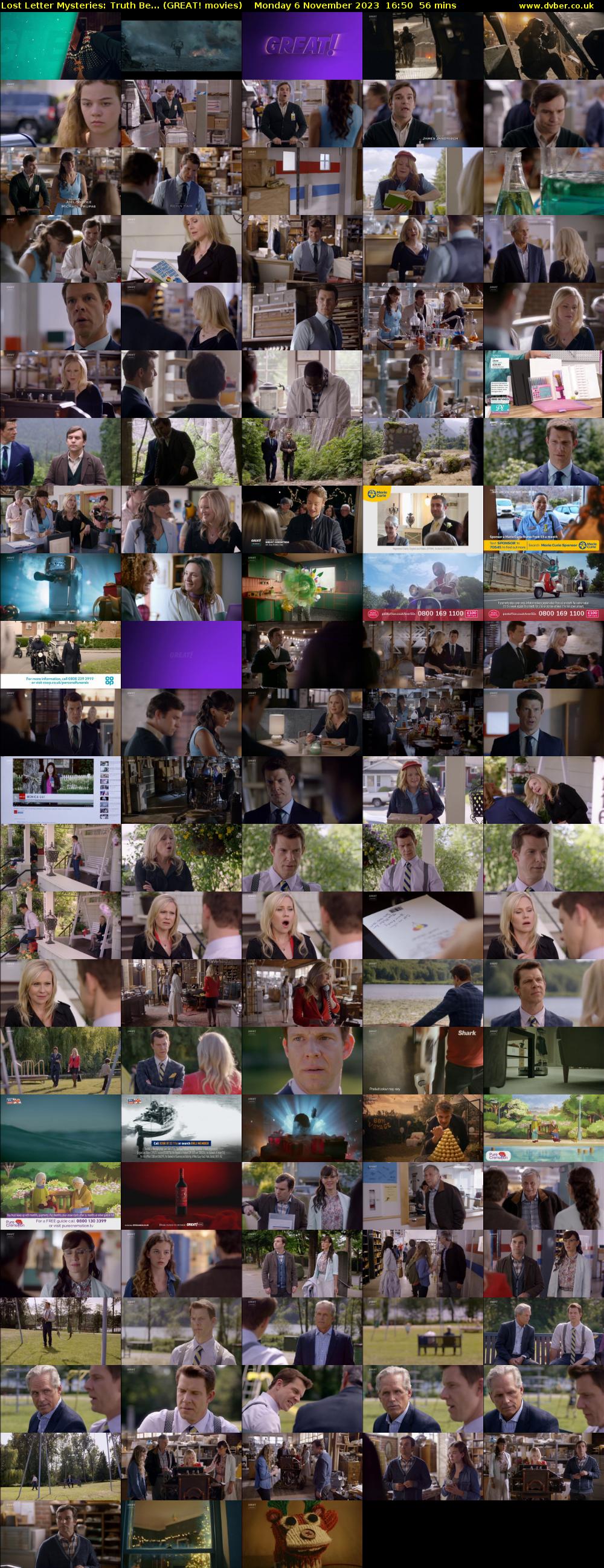 Lost Letter Mysteries: Truth Be... (GREAT! movies) Monday 6 November 2023 16:50 - 17:46