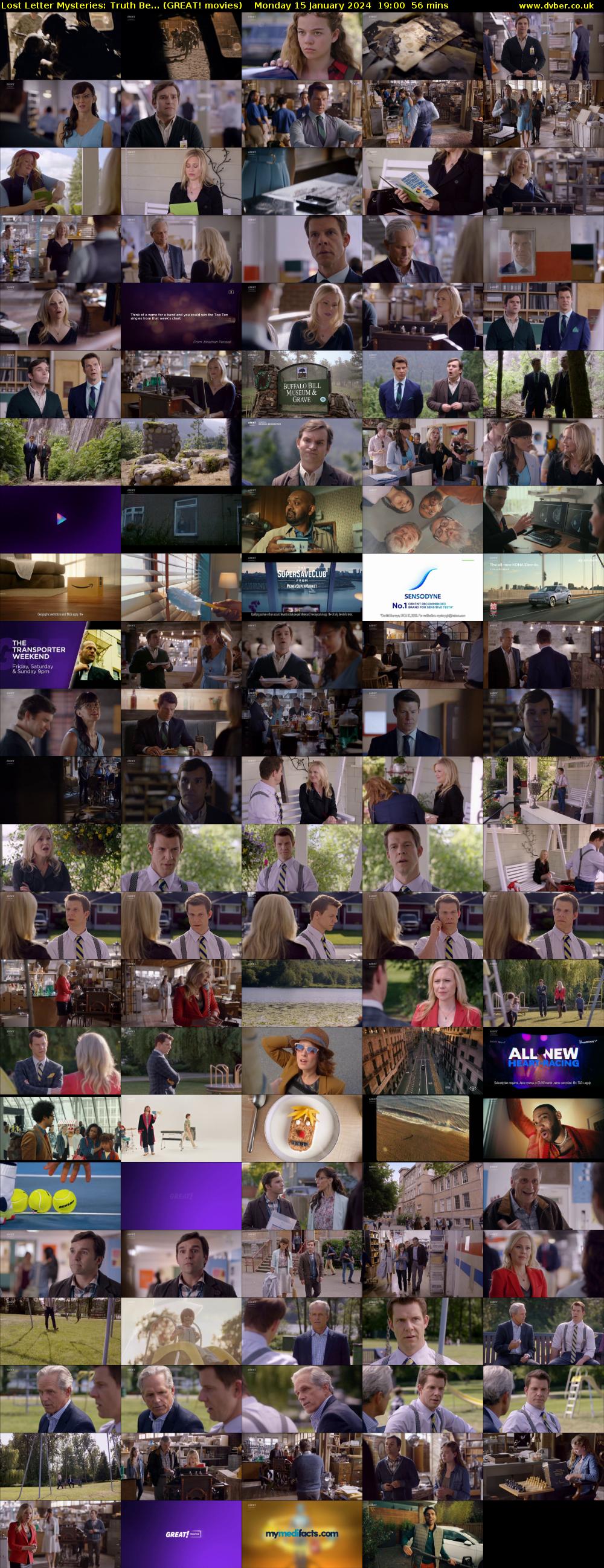 Lost Letter Mysteries: Truth Be... (GREAT! movies) Monday 15 January 2024 19:00 - 19:56