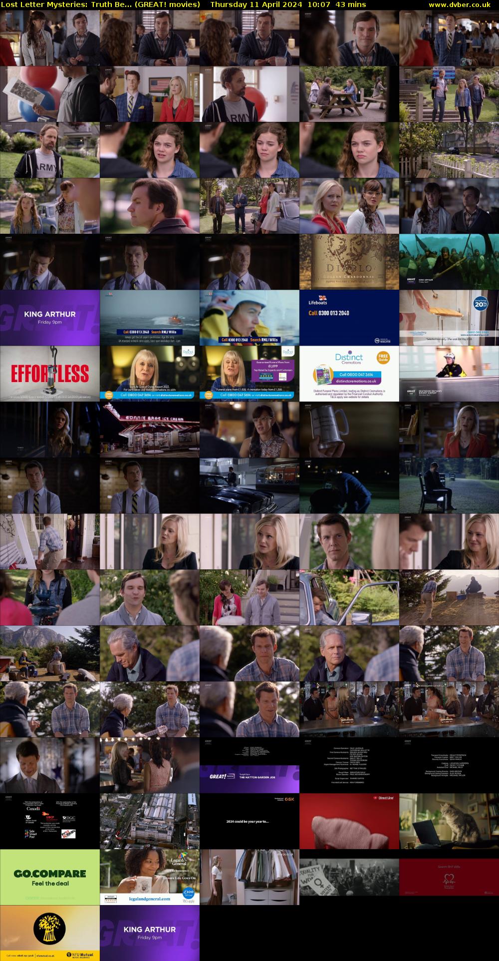 Lost Letter Mysteries: Truth Be... (GREAT! movies) Thursday 11 April 2024 10:07 - 10:50