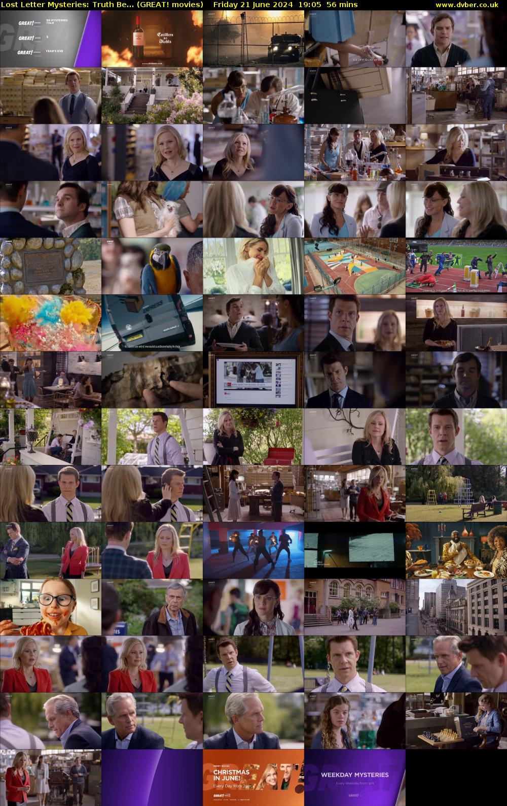 Lost Letter Mysteries: Truth Be... (GREAT! movies) Friday 21 June 2024 19:05 - 20:01