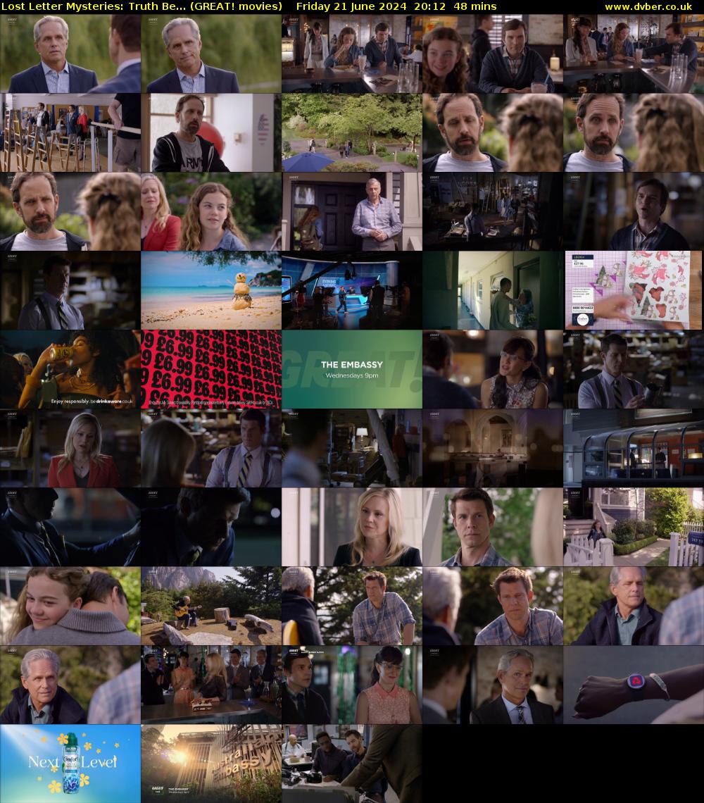 Lost Letter Mysteries: Truth Be... (GREAT! movies) Friday 21 June 2024 20:12 - 21:00