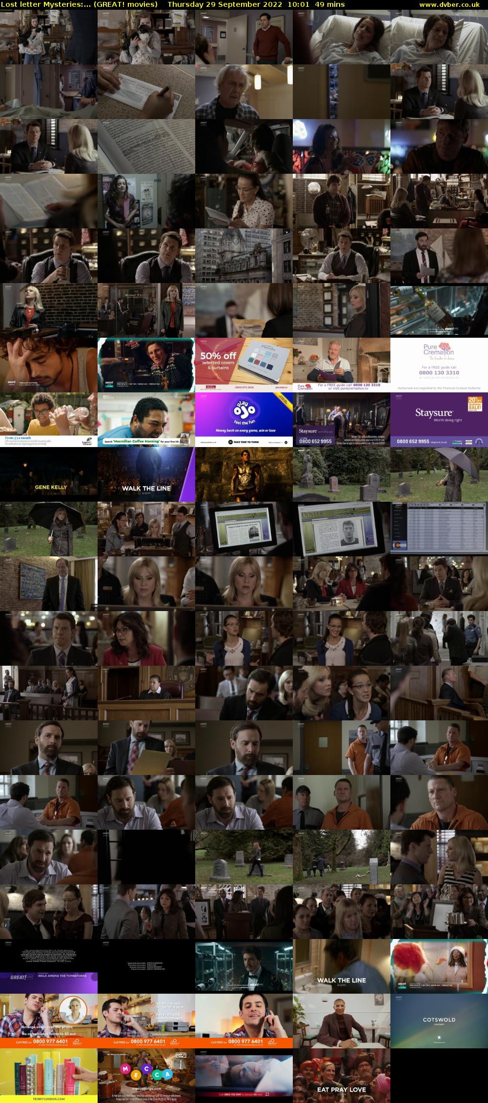 Lost letter Mysteries:... (GREAT! movies) Thursday 29 September 2022 10:01 - 10:50