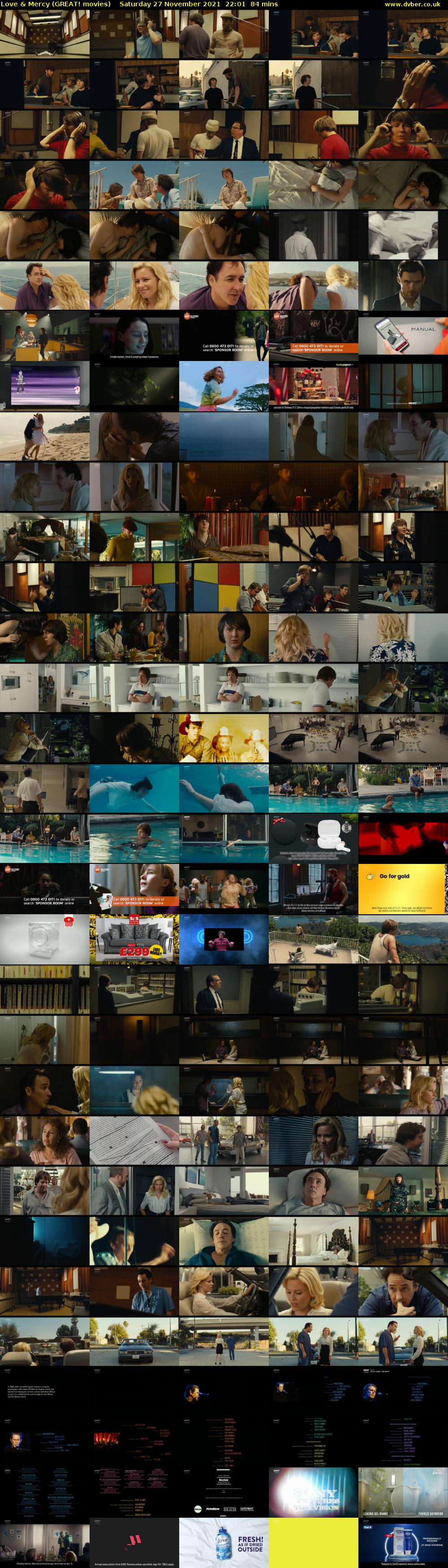 Love & Mercy (GREAT! movies) Saturday 27 November 2021 22:01 - 23:25