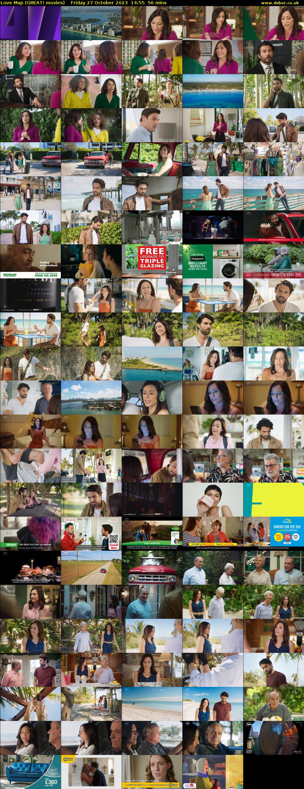 Love Map (GREAT! movies) Friday 27 October 2023 14:55 - 15:51