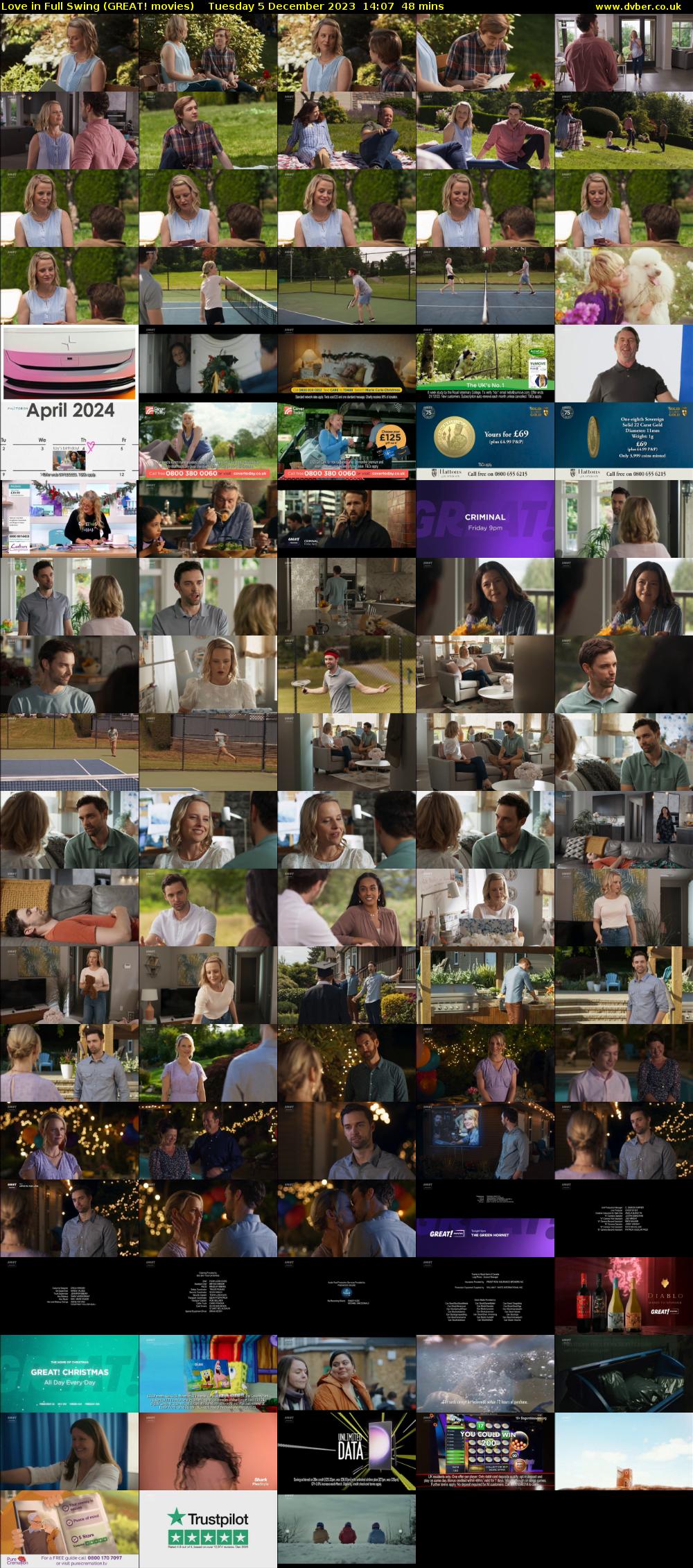 Love in Full Swing (GREAT! movies) Tuesday 5 December 2023 14:07 - 14:55