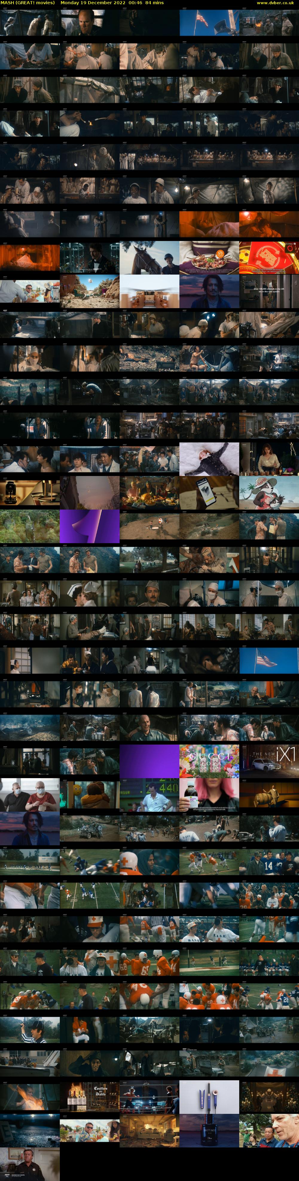 MASH (GREAT! movies) Monday 19 December 2022 00:46 - 02:10