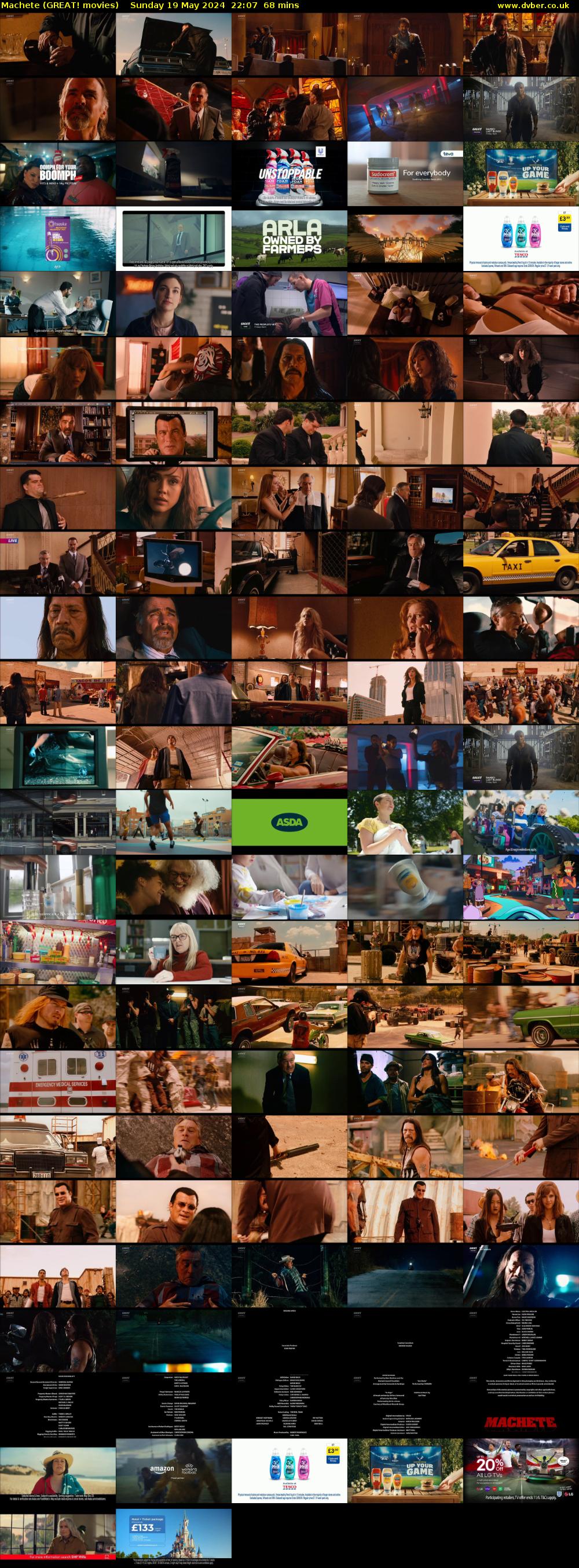 Machete (GREAT! movies) Sunday 19 May 2024 22:07 - 23:15