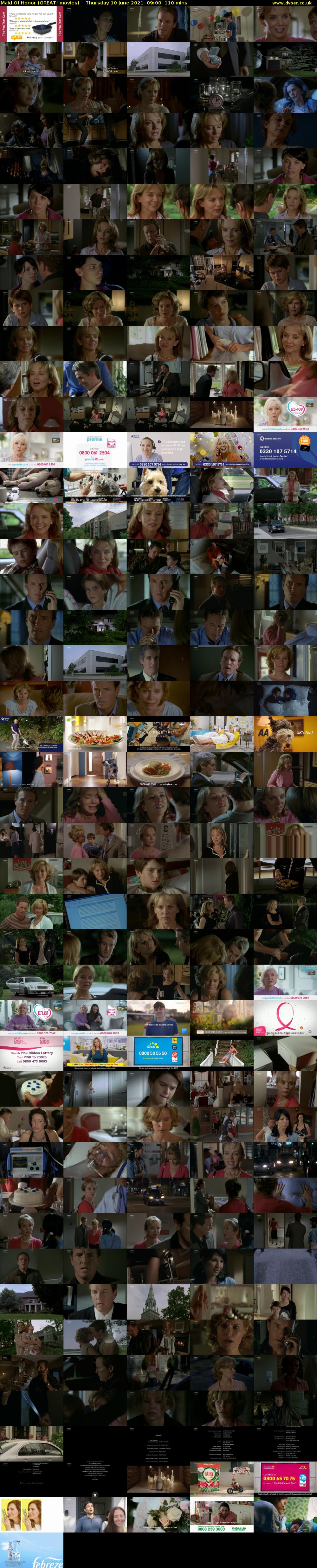 Maid Of Honor (GREAT! movies) Thursday 10 June 2021 09:00 - 10:50