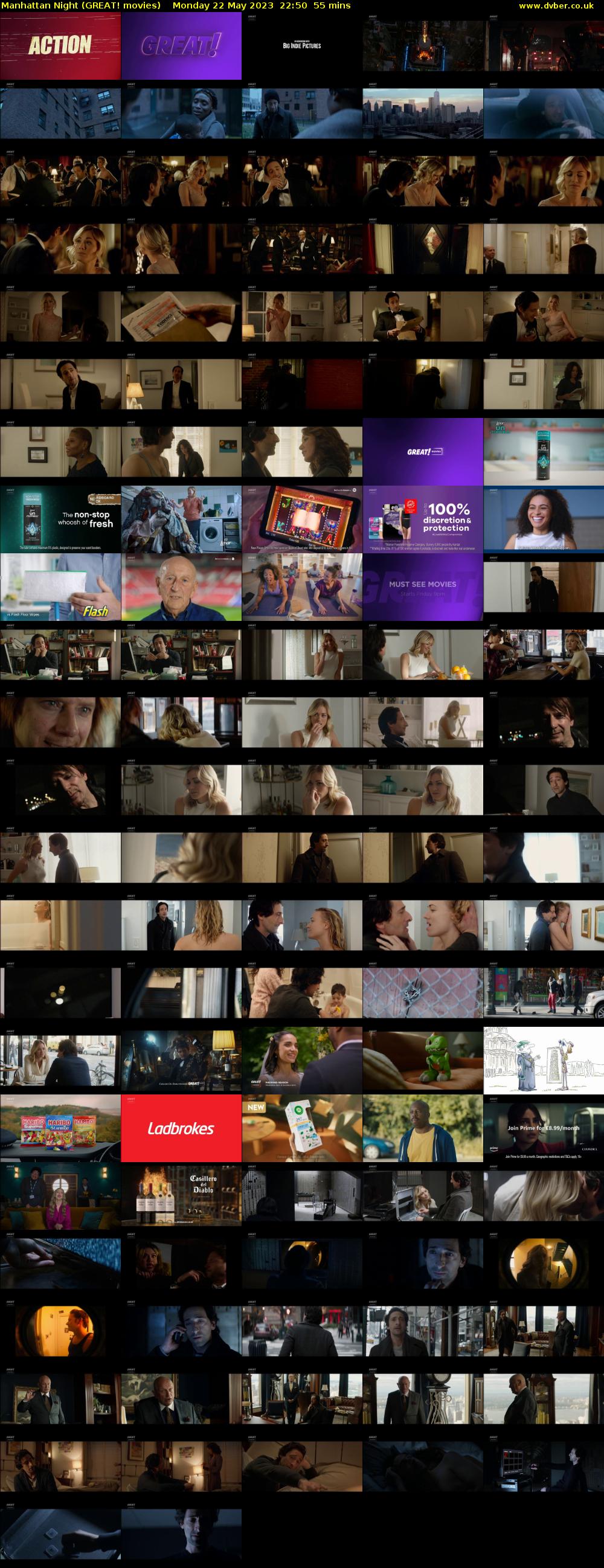Manhattan Night (GREAT! movies) Monday 22 May 2023 22:50 - 23:45