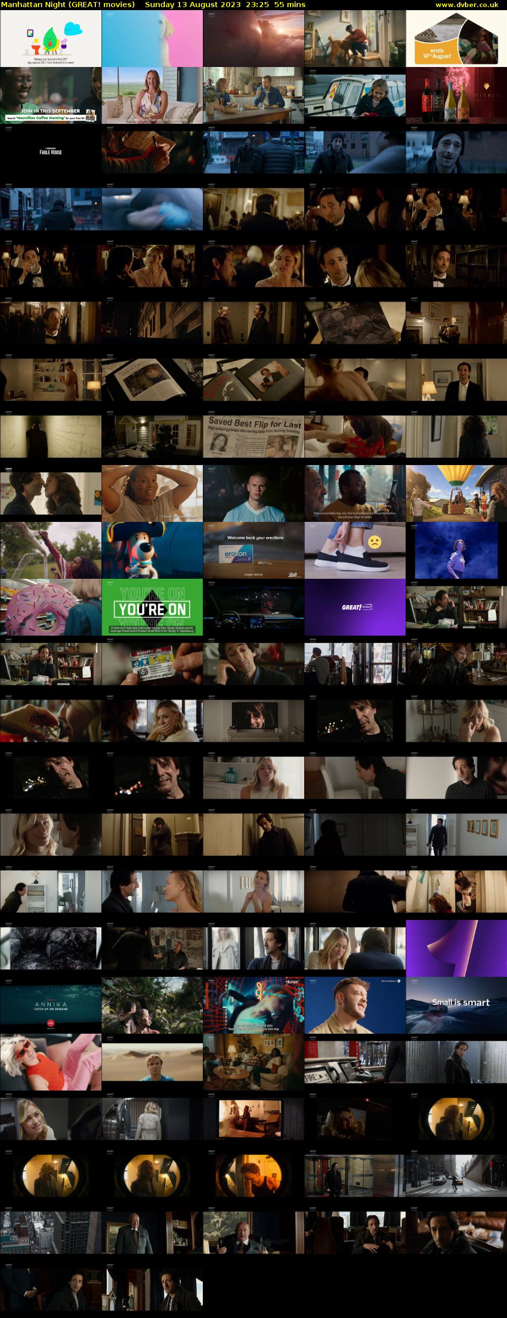 Manhattan Night (GREAT! movies) Sunday 13 August 2023 23:25 - 00:20