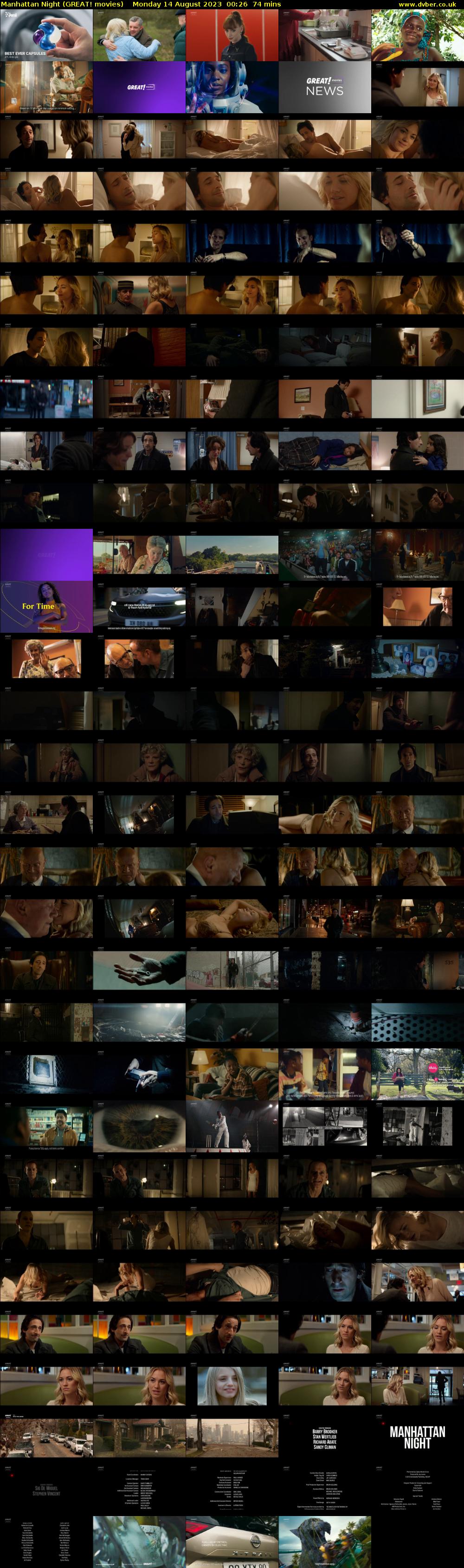 Manhattan Night (GREAT! movies) Monday 14 August 2023 00:26 - 01:40