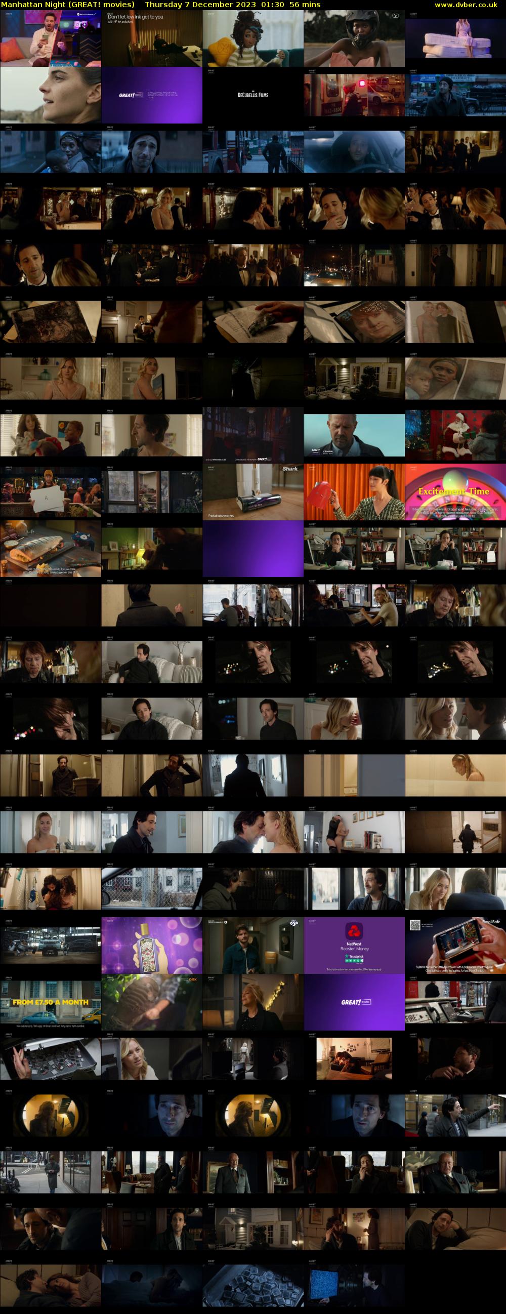 Manhattan Night (GREAT! movies) Thursday 7 December 2023 01:30 - 02:26