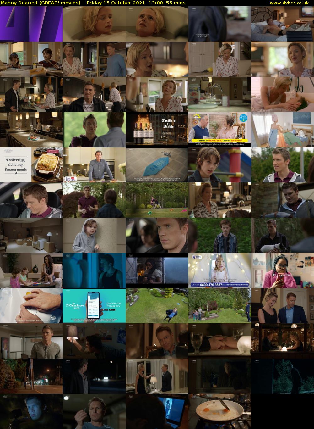 Manny Dearest (GREAT! movies) Friday 15 October 2021 13:00 - 13:55