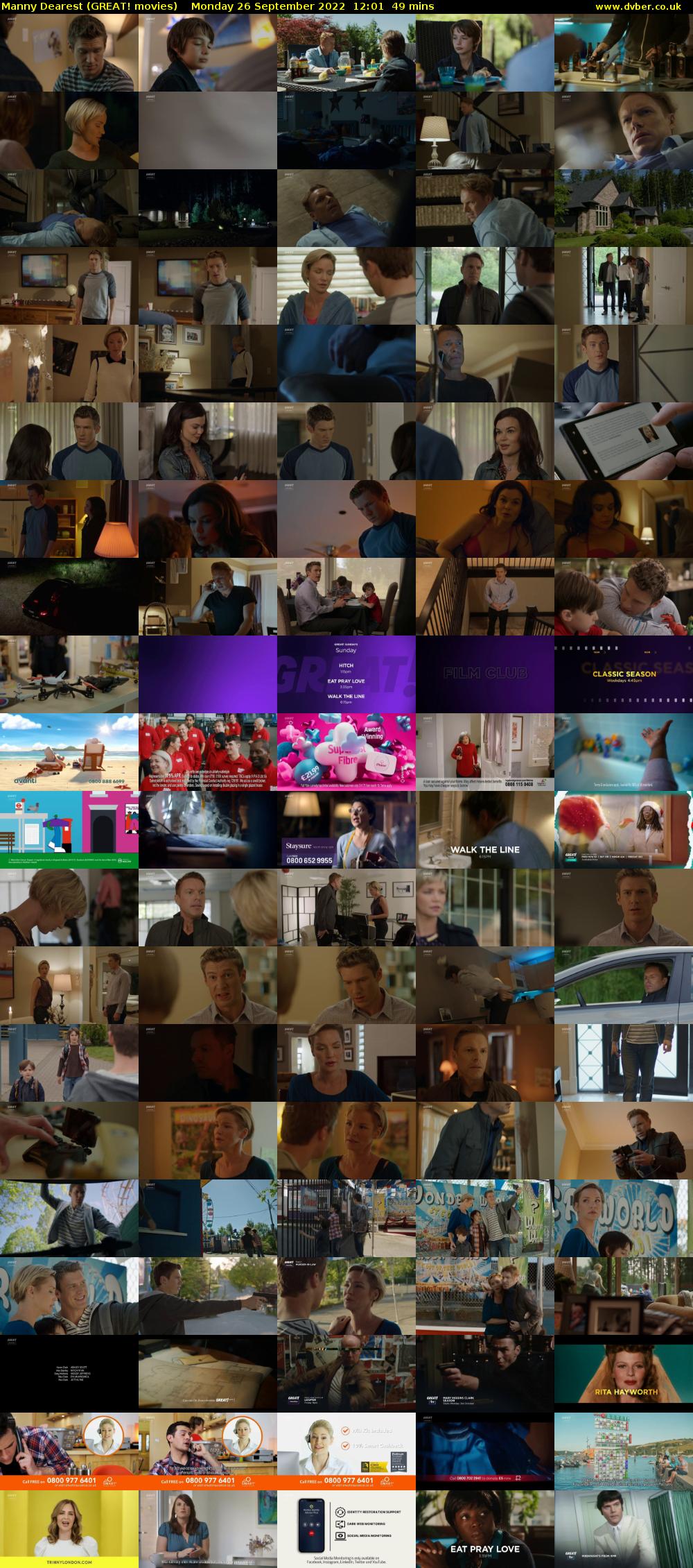 Manny Dearest (GREAT! movies) Monday 26 September 2022 12:01 - 12:50