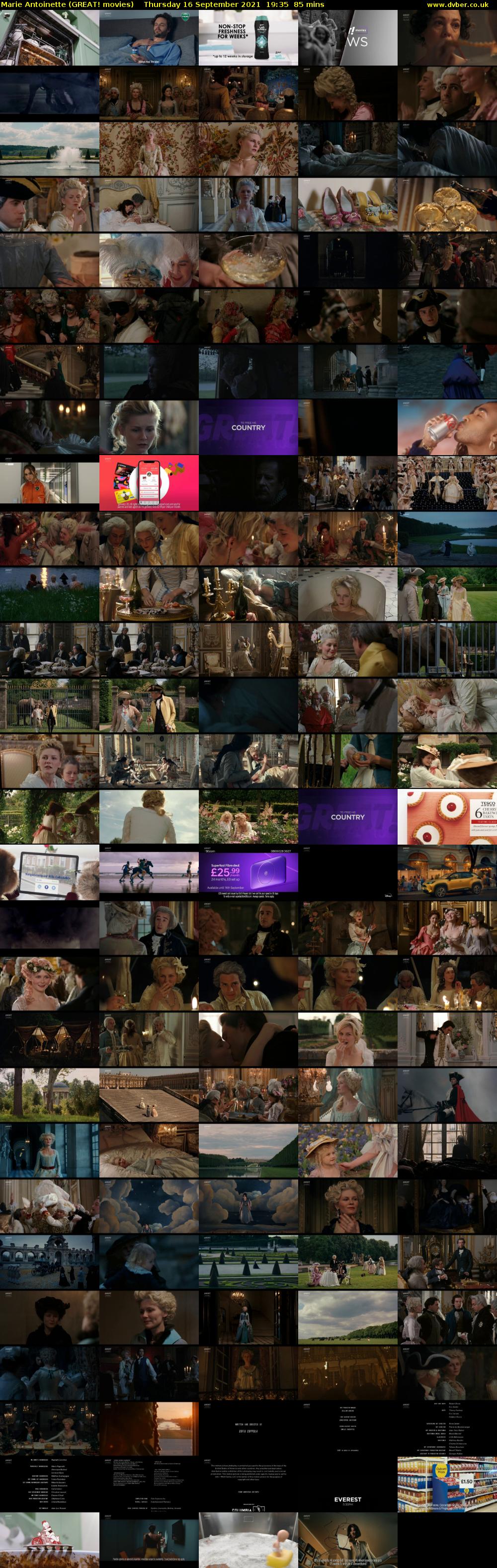 Marie Antoinette (GREAT! movies) Thursday 16 September 2021 19:35 - 21:00
