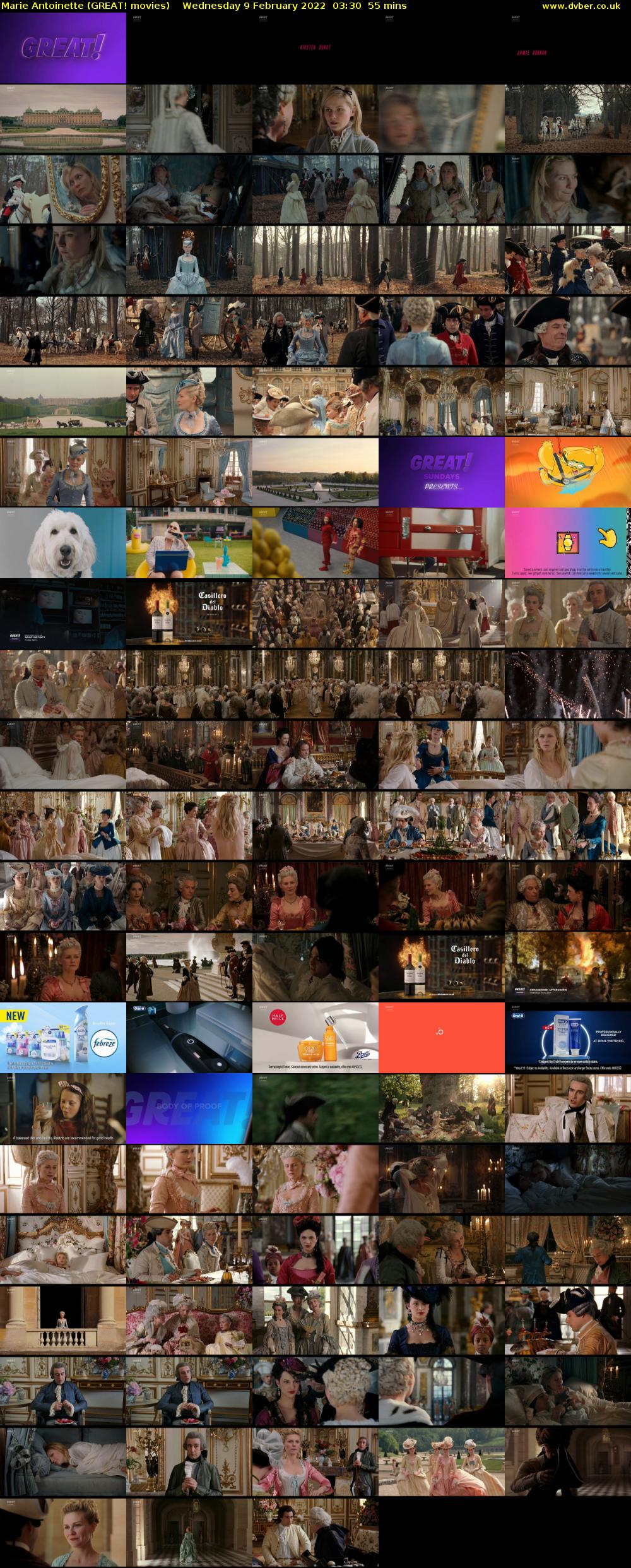 Marie Antoinette (GREAT! movies) Wednesday 9 February 2022 03:30 - 04:25