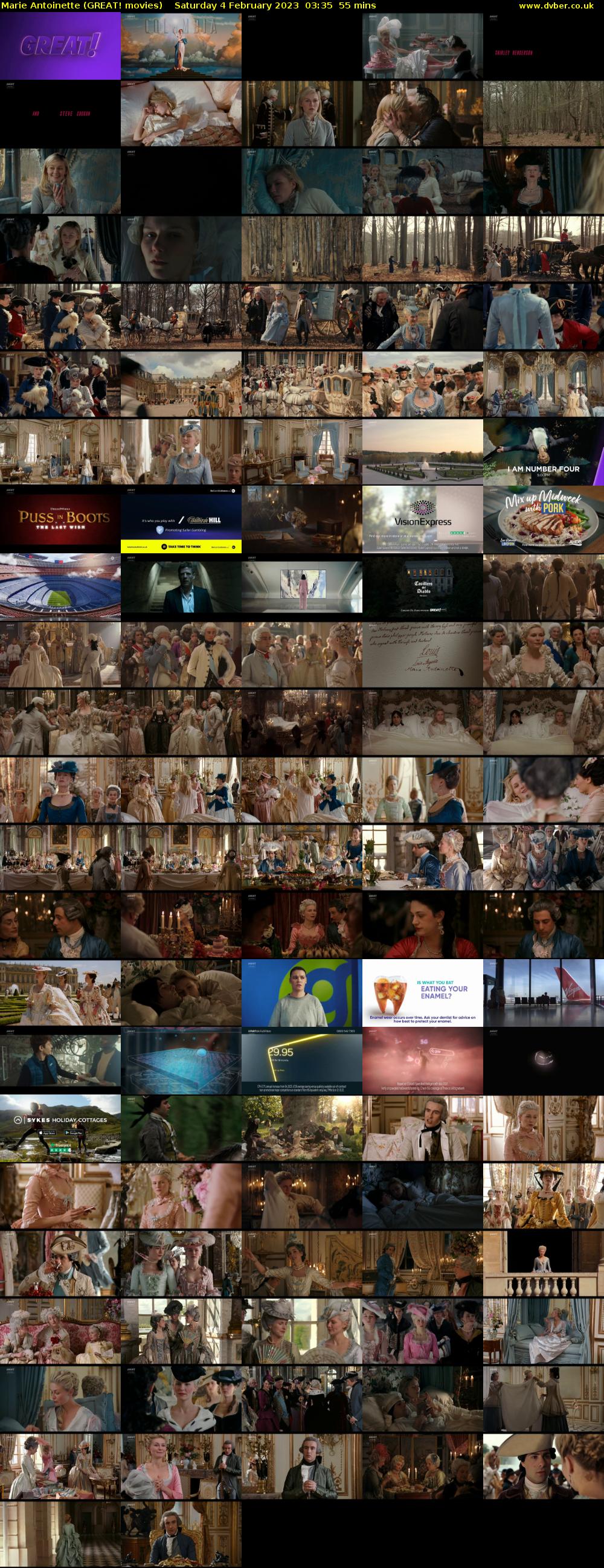 Marie Antoinette (GREAT! movies) Saturday 4 February 2023 03:35 - 04:30