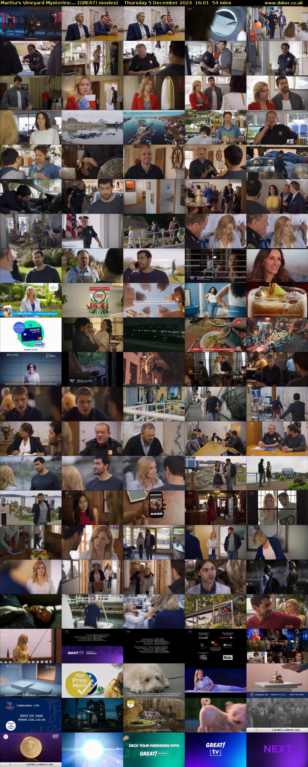 Martha's Vineyard Mysteries:... (GREAT! movies) Thursday 5 December 2024 16:01 - 16:55