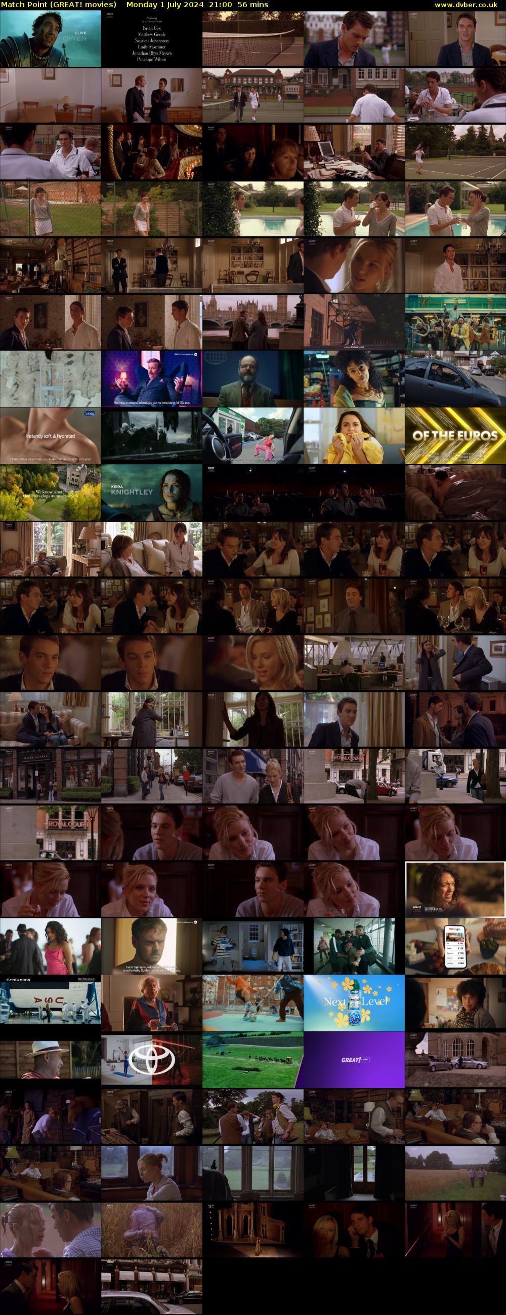 Match Point (GREAT! movies) Monday 1 July 2024 21:00 - 21:56