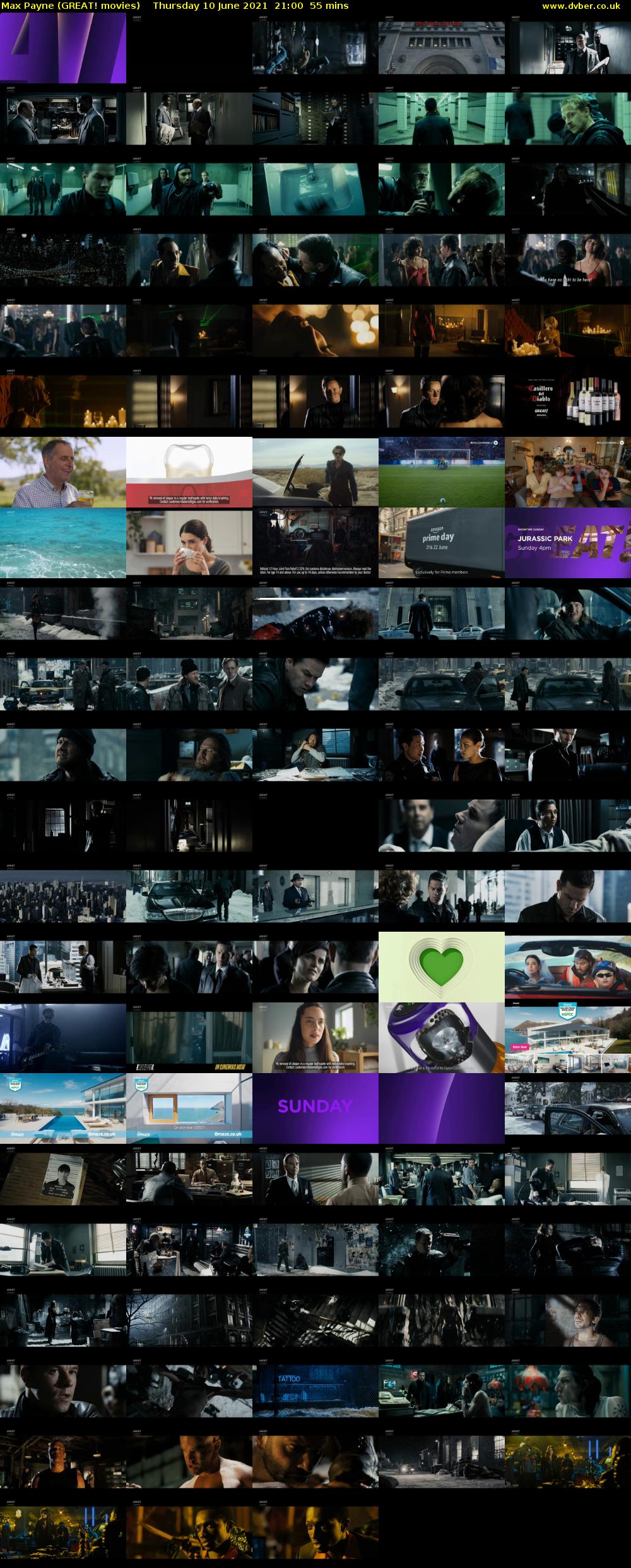 Max Payne (GREAT! movies) Thursday 10 June 2021 21:00 - 21:55