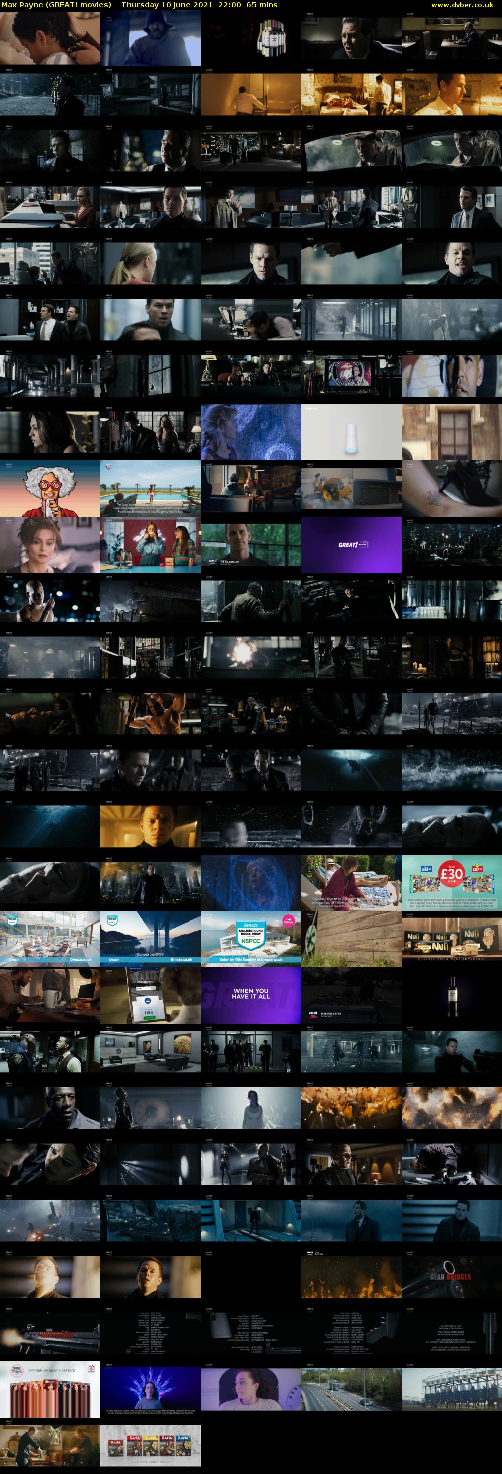 Max Payne (GREAT! movies) Thursday 10 June 2021 22:00 - 23:05