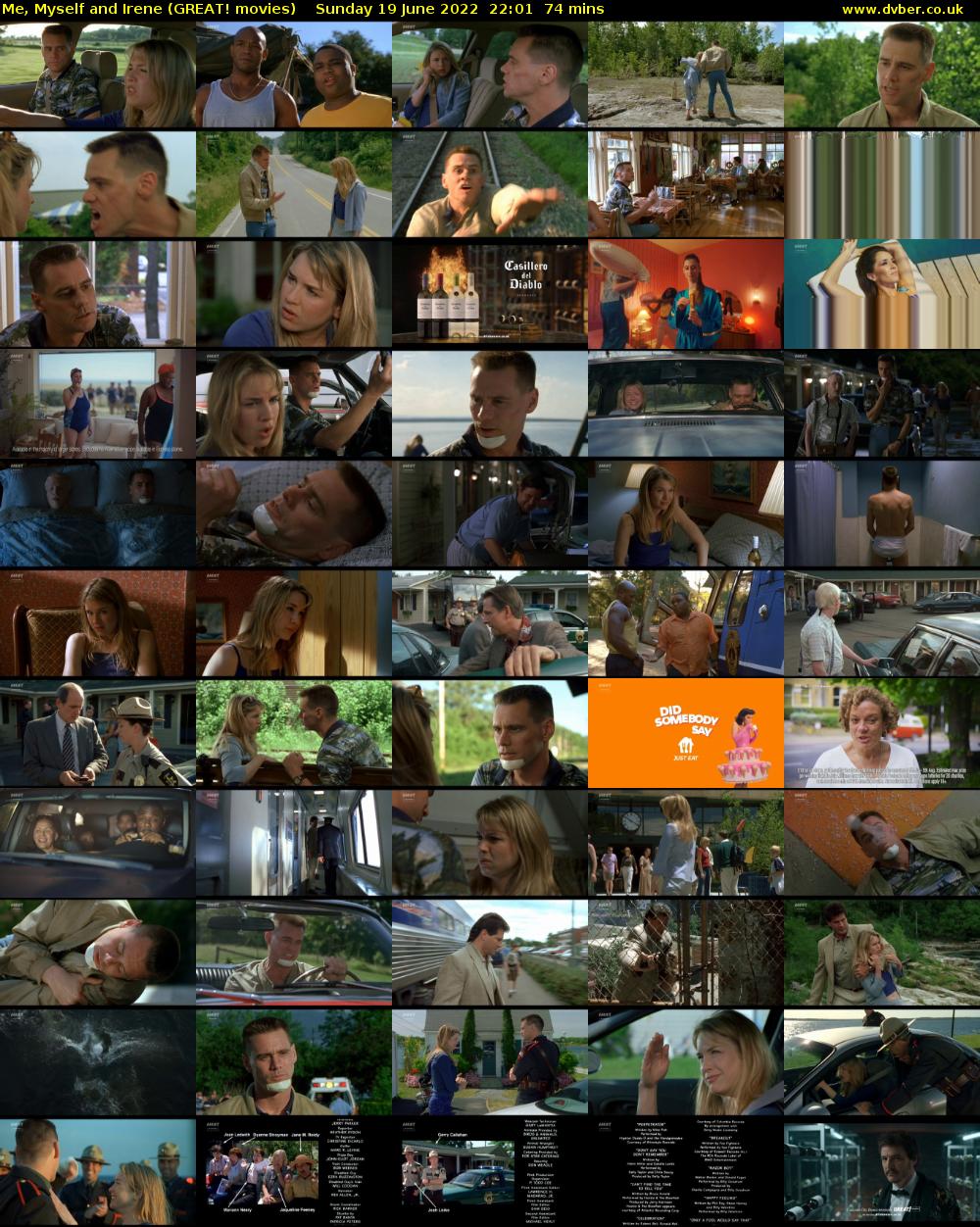 Me, Myself and Irene (GREAT! movies) Sunday 19 June 2022 22:01 - 23:15