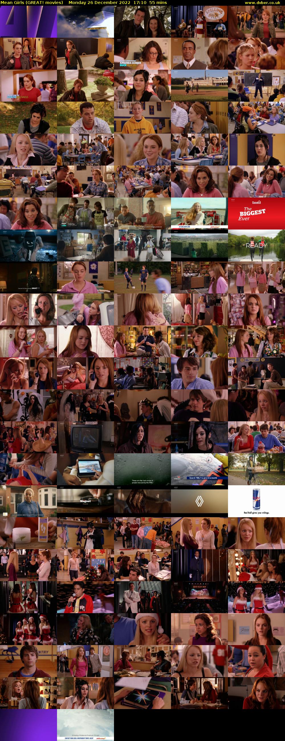 Mean Girls (GREAT! movies) Monday 26 December 2022 17:10 - 18:05