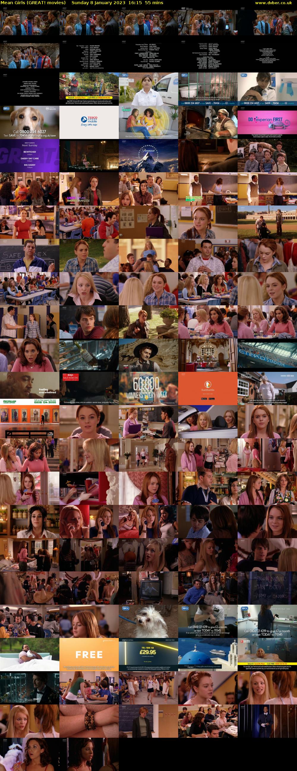 Mean Girls (GREAT! movies) Sunday 8 January 2023 16:15 - 17:10
