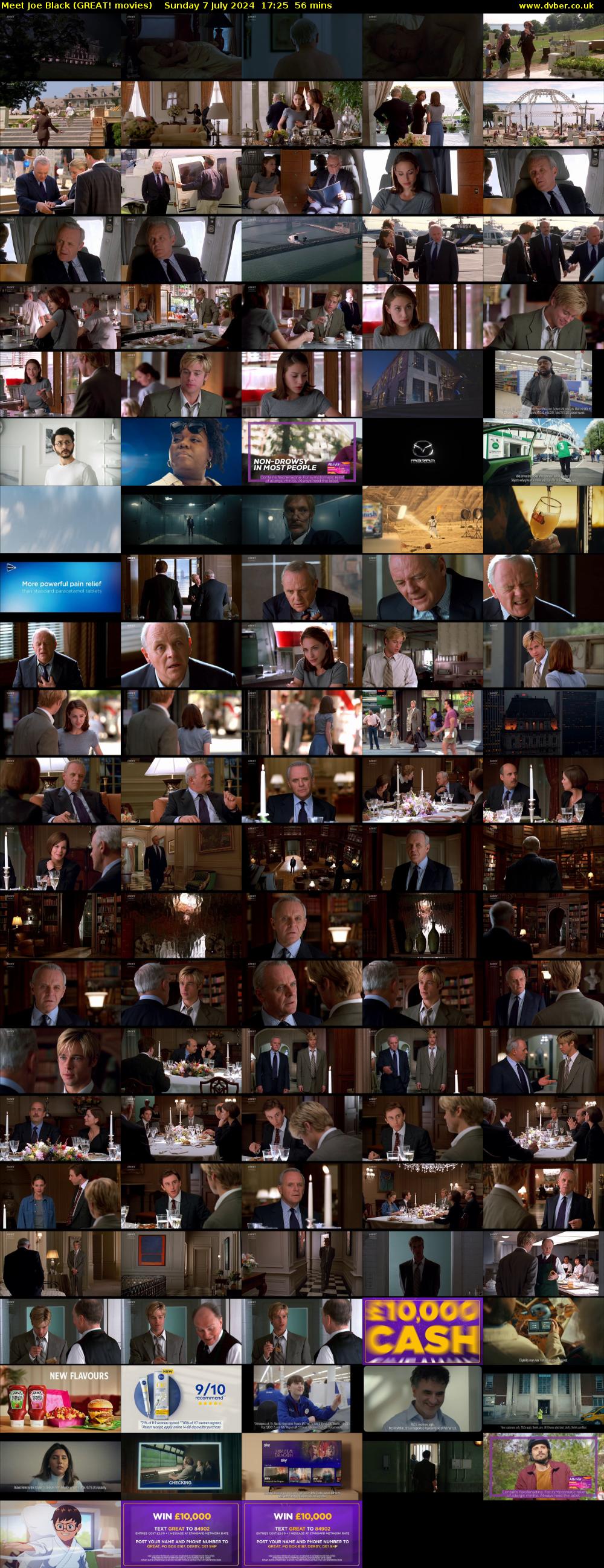 Meet Joe Black (GREAT! movies) Sunday 7 July 2024 17:25 - 18:21