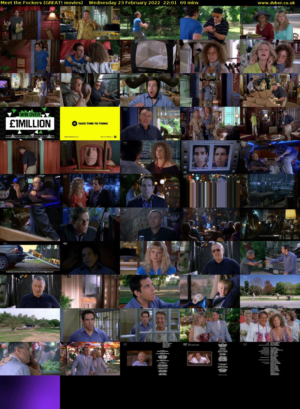 Meet the Fockers (GREAT! movies) Wednesday 23 February 2022 22:01 - 23:10