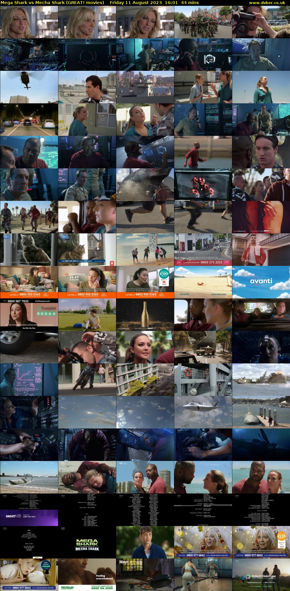 Mega Shark vs Mecha Shark (GREAT! movies) Friday 11 August 2023 16:01 - 16:45